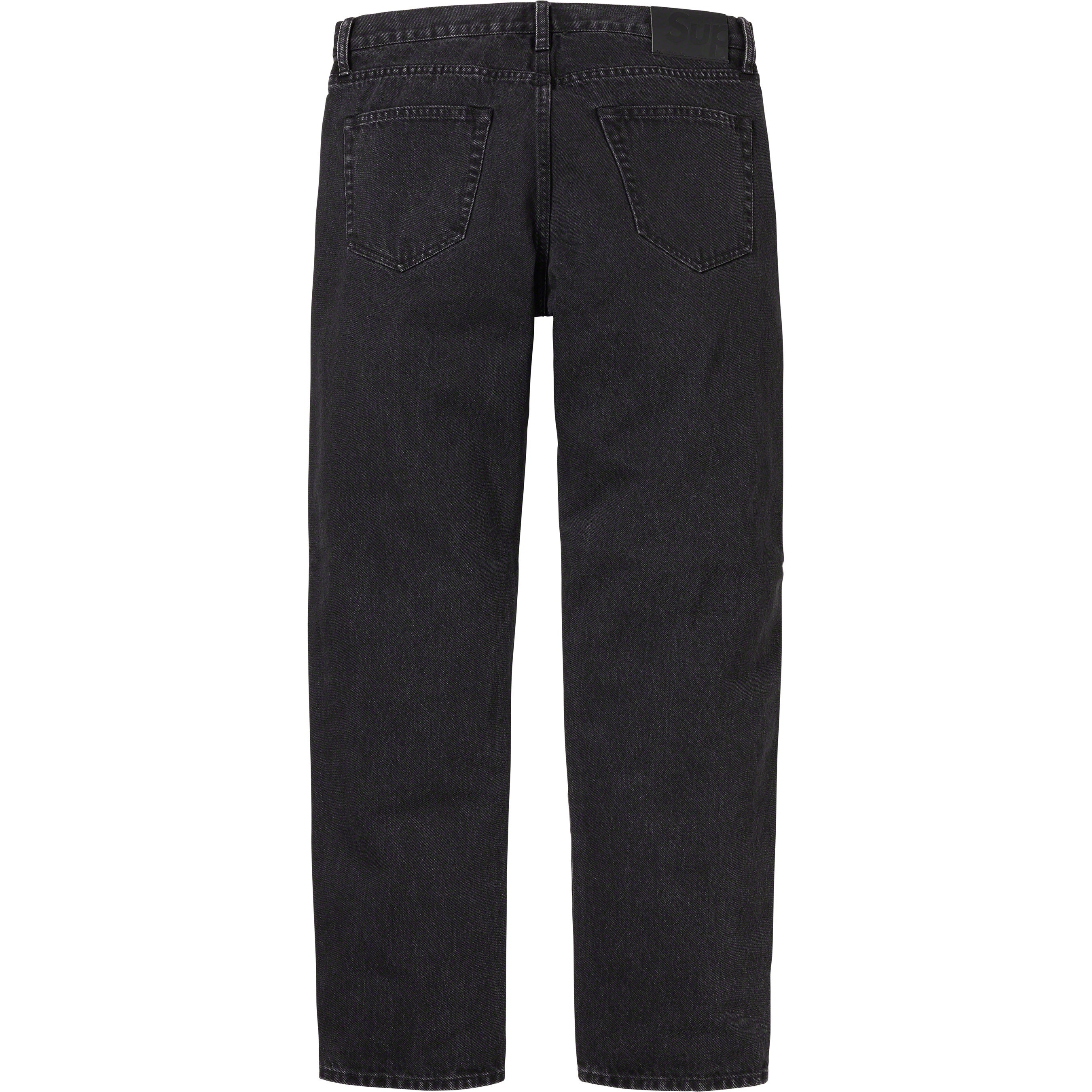 Stone Washed Black Slim Jean view 5